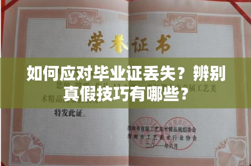 全国如何应对毕业证丢失?辨别真假技巧有哪些?